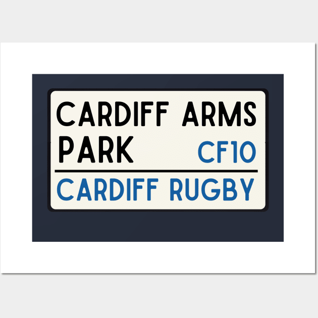 Cardiff Arms Park, Cardiff, Wales Wall Art by Teessential